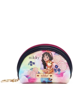 Nikky By Nicole Lee Half Moon Binded Coin Purse NK21013 LOVELY CLARA